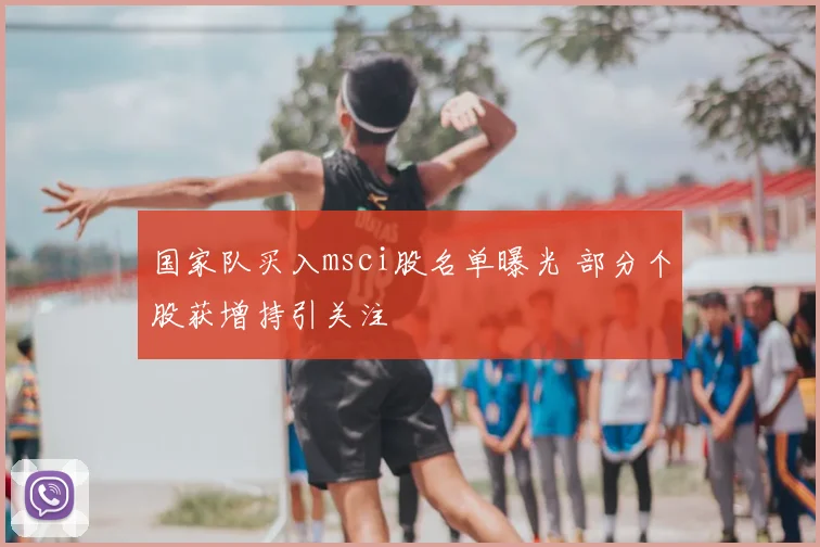 国家队买入msci股名单曝光 部分个股获增持引关注